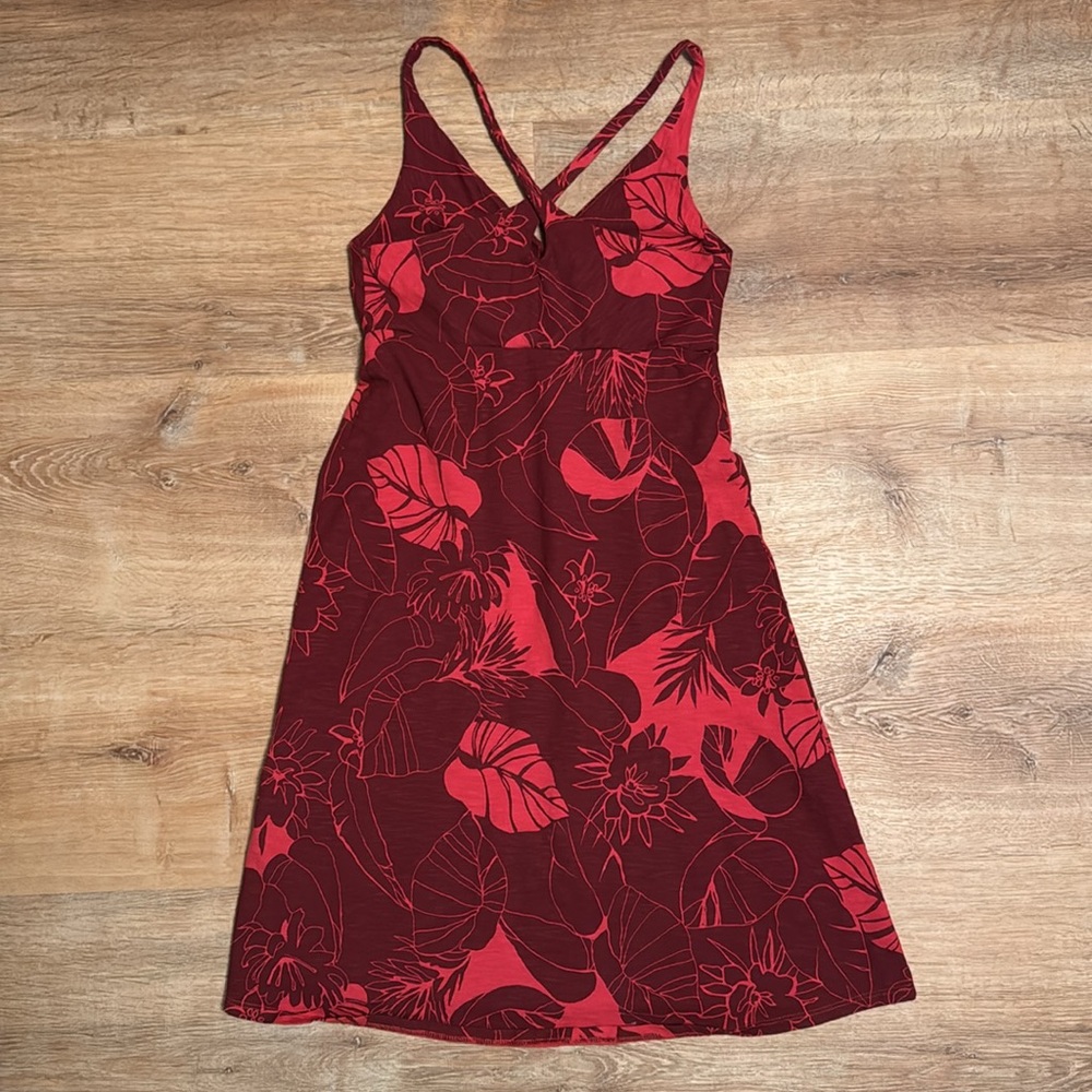 Patagonia Red Floral Mini Dress - Picture 5 of 5